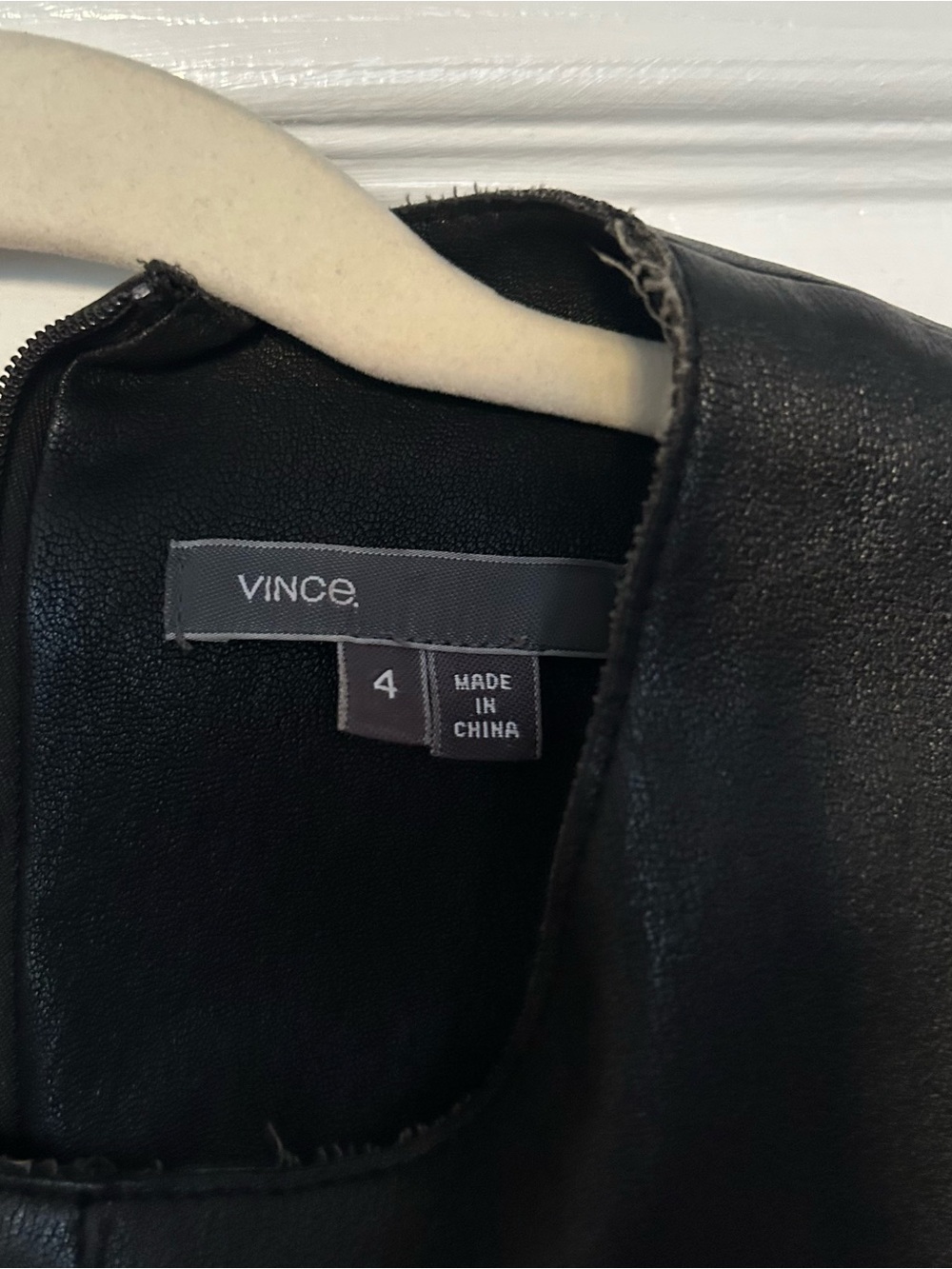 Vince Genuine Leather Sheath Dress - Picture 9 of 11